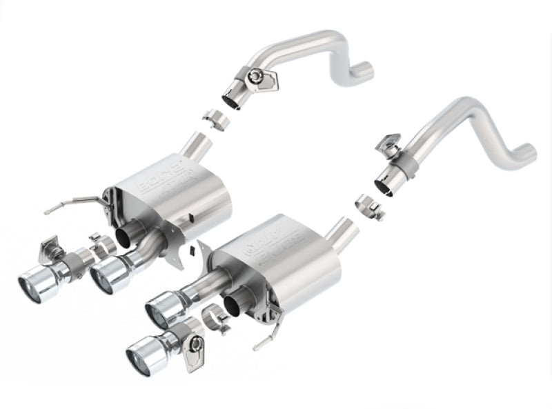 Borla 11875 2014 Chevrolet Corvette C7 6.2L 8cyl ATAK Exhaust w/ NPP Dual Mode (rear section only)