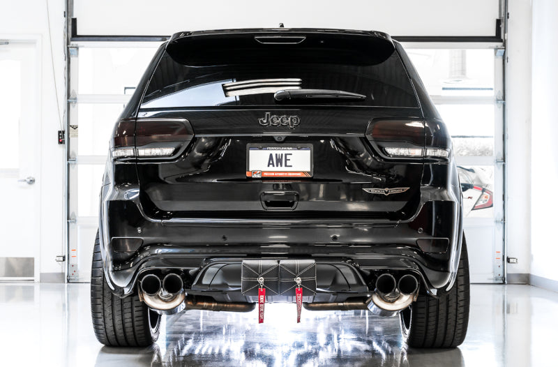 AWE Tuning 3015-31017 2020 Jeep Grand Cherokee SRT/Trackhawk Touring Edition Exhaust - Use w/Stock Tips