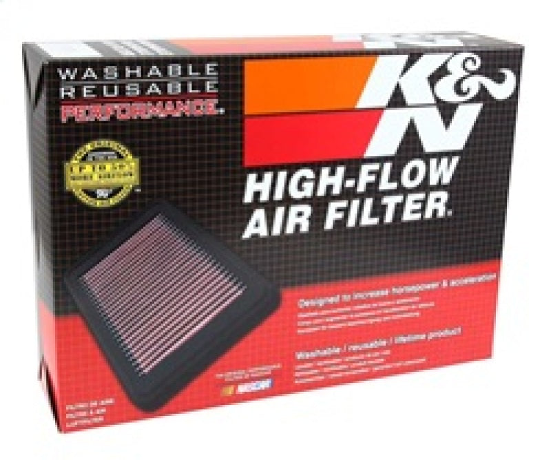 K&N Engineering 33-2488 K&N Replacement Air Filter for 11-14 BMW M5/M6 4.4L V8 / 2015 M4/M3 3.0L I6 (2 per box)