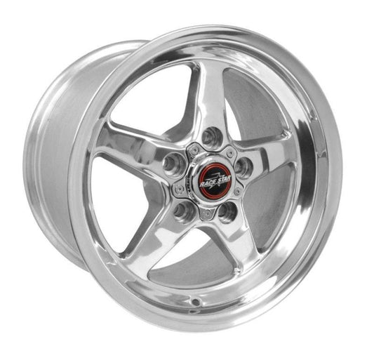 Race Star 92-510254DP 92 Drag Star 15x10.00 5x4.75bc 7.25bs Direct Drill Polished Wheel