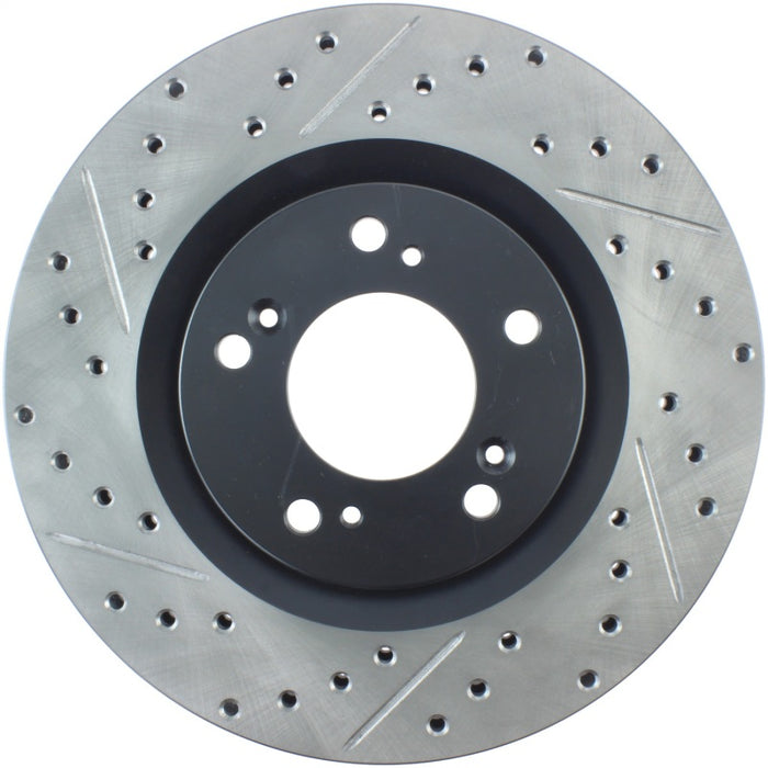 Stoptech 127.40048R StopTech 00-09 S2000 Slotted & Drilled Right Front Rotor