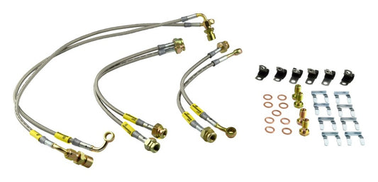 Goodridge 14196 00-06 Chevrolet Tahoe (Rear Disc w/ Stabila Trak) Stainless Steel Brake Line Kit