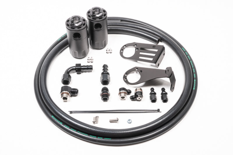Radium Engineering 20-0637-FL Nissan S15 Silvia/200SX Dual Catch Can Kit Fluid Lock
