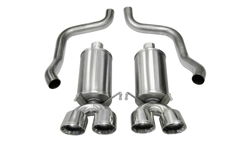 CORSA Performance 14469 Corsa 2005-2007 Chevrolet Corvette C6 6.0L V8 Polished Xtreme Axle-Back Exhaust