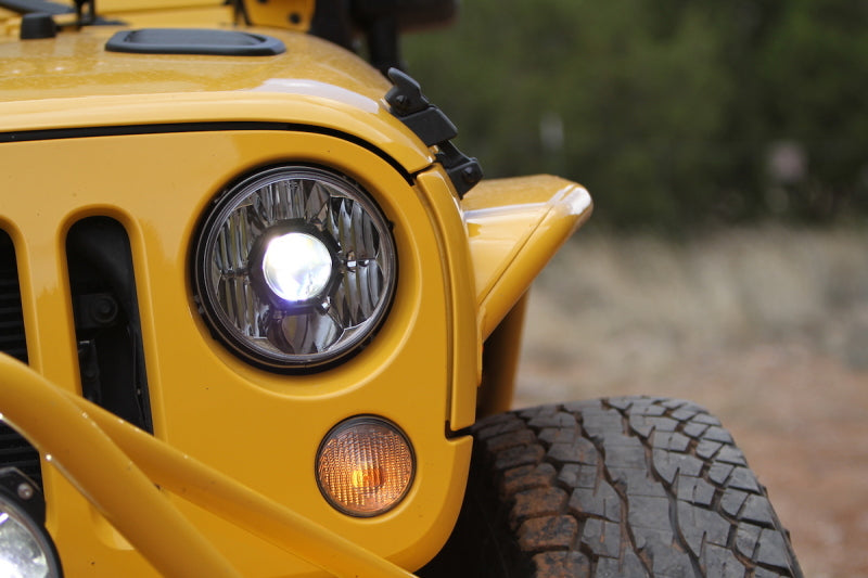 KC HiLiTES 42341 07-18 Jeep JK (Not for Rubicon/Sahara) 7in. Gravity LED Pro DOT Headlight (Pair Pack Sys)
