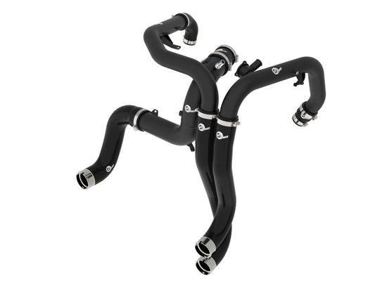 aFe 46-20754-B 22-24 Ford Bronco Raptor V6-3.0L BladeRunner Aluminum Hot and Cold Charge Pipe Kit - Black