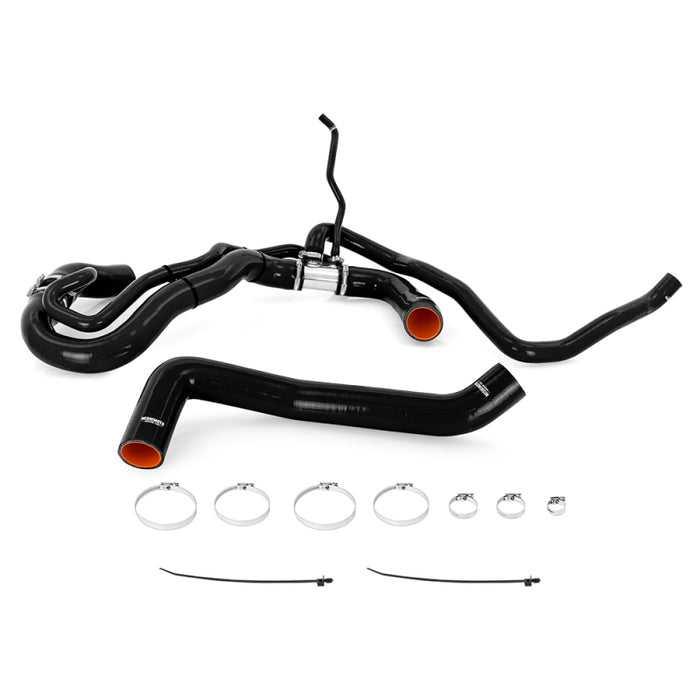 Mishimoto MMHOSE-DMAX-17BK 17-19 Chevrolet Duramax 6.6L L5P Black Silicone Radiator Hose Kit