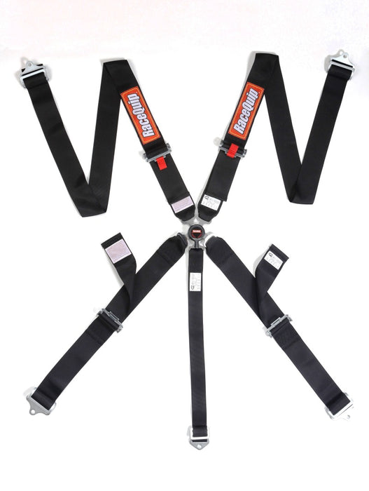 Racequip RQP742002 5pt Harness Camlock SFI Sportsman P/U Black