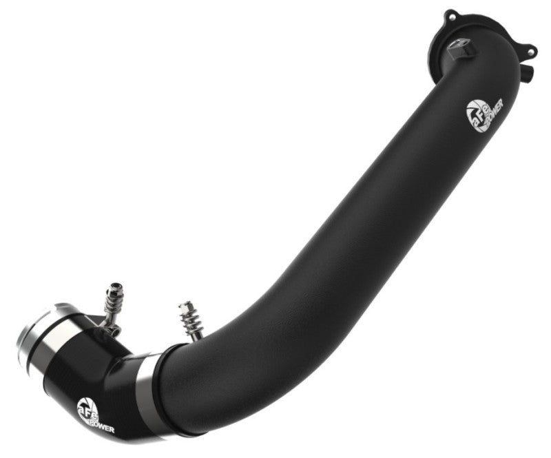 aFe 46-20488-B BladeRunner Black 2-3/4in Aluminum Charge Pipe 2021 Toyota Supra GR (A90) I4-2.0L (t) B48