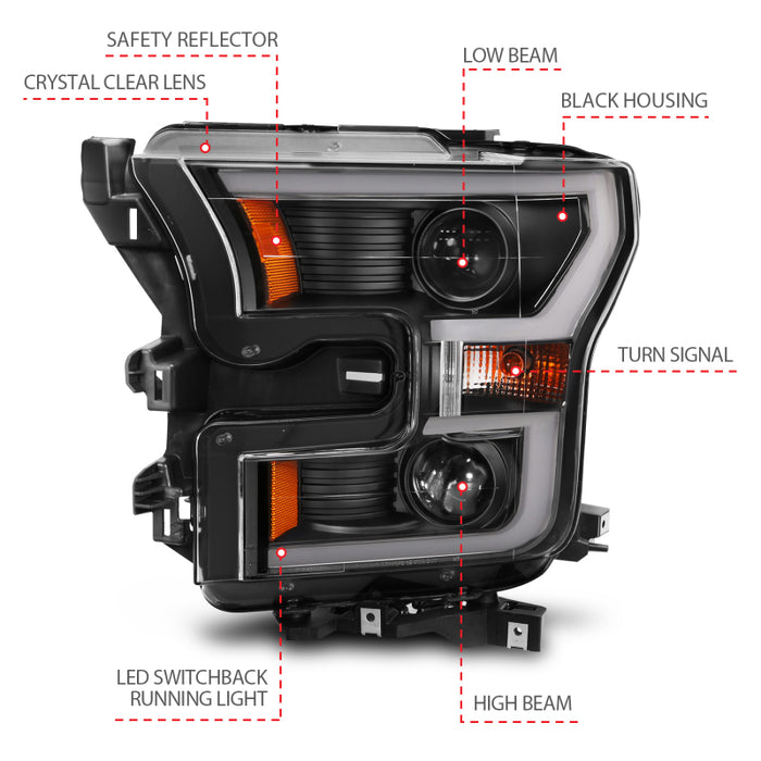 ANZO 111357 ANZ LED/Projector Headlights
