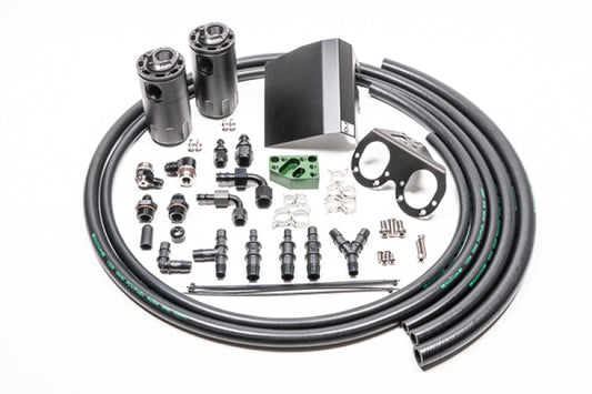Radium Engineering 20-0608-FL Radium 02-21 Subaru EJ-Series Fluid Lock Turbo Dual Catch Can Kit