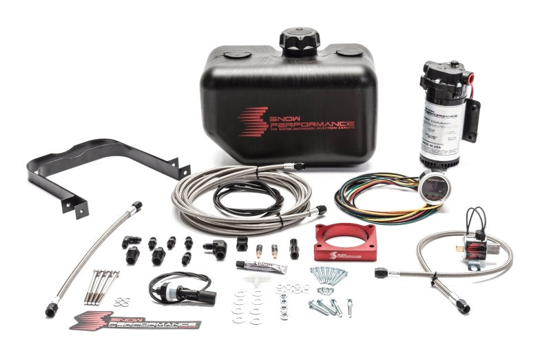 Snow Performance SNO-2133-BRD 11-17 F-150 Stg 2 Boost Cooler Water Injection Kit w/SS Brd Line & 4AN Fittings