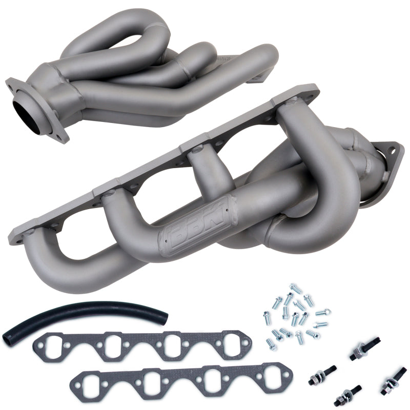 BBK 1512 86-93 Mustang 5.0 Shorty Tuned Length Exhaust Headers - 1-5/8 Titanium Ceramic