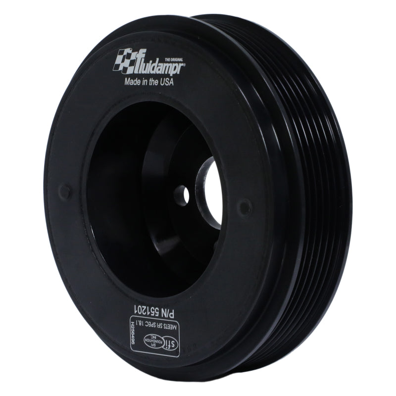 Fluidampr 551201 VW 2000-2005 1.8L Turbo Motor (4 bolt hole mounting) Steel Internally Balanced Damper
