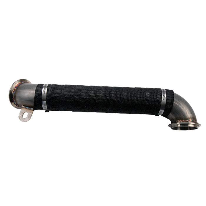 Wehrli WCF100703 04.5-10 Chevrolet 6.6L LLY/LBZ/LMM Duramax 3in Stainless Down Pipe