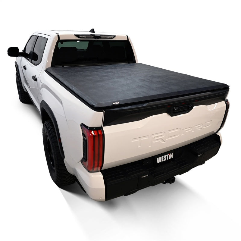 Westin 19-10285 22-24 Toyota Tundra 5.5ft. Bed Soft Roll Tonneau Cover - Black
