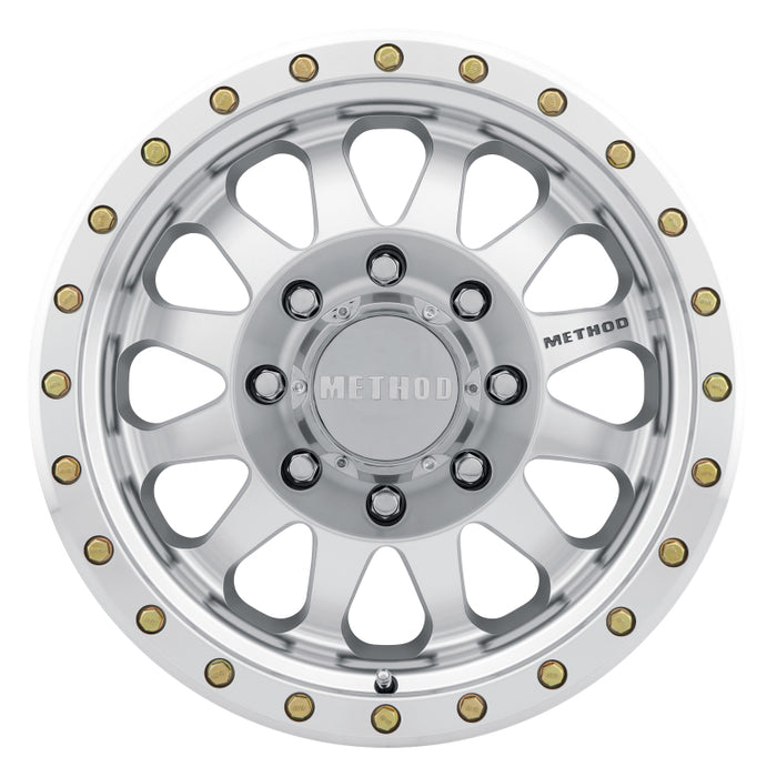 Method Wheels MR30478587300 Method MR304 Double Standard 17x8.5 0mm Offset 8x170 130.81mm CB Machined/Clear Coat Wheel