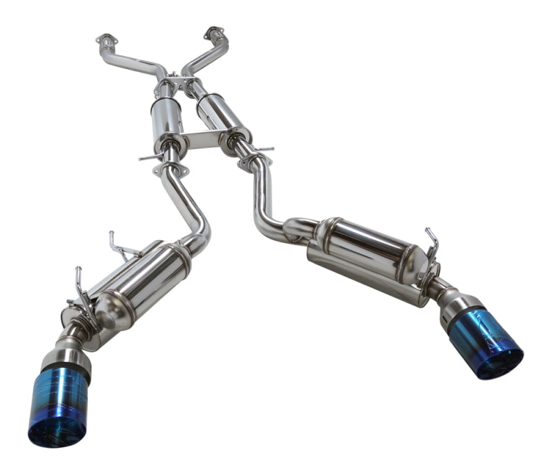 HKS 32009-BN004 09-21 Nissan 370z Dual Hi-Power Ti. Tip Catback Exhaust (SUS304 NO COATING)