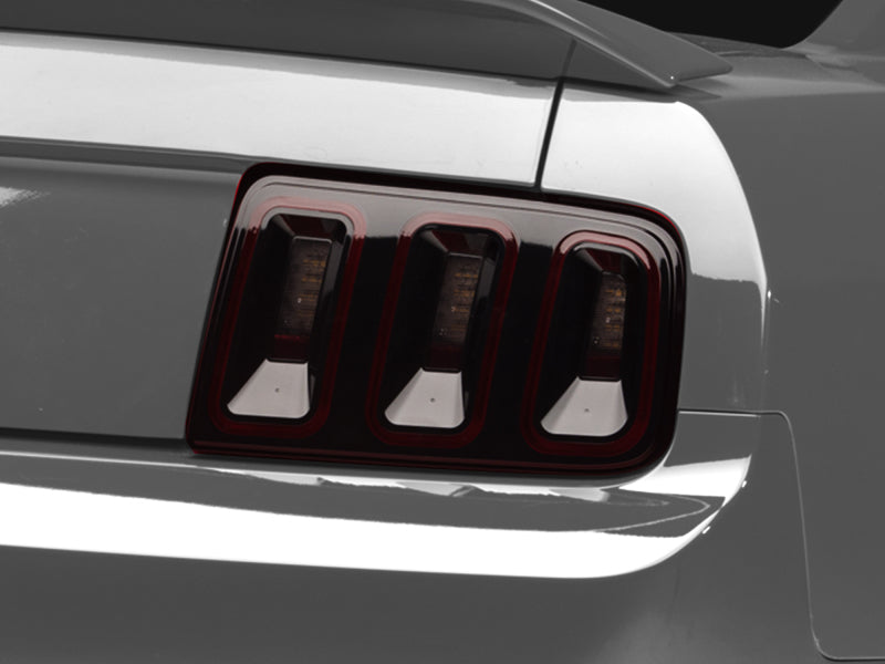Raxiom 49169 05-09 Ford Mustang Gen5 Tail Lights- Black Housing (Smoked Lens)