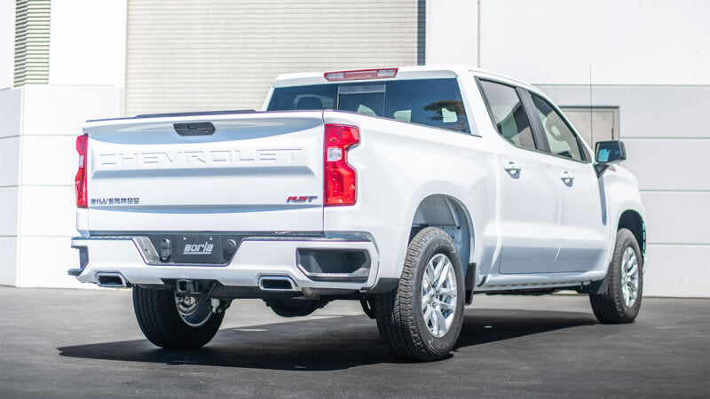 Borla 140990 2024 Chevy Silverado 1500 6.2L V8 Touring Catback Exhaust (Use Fact Fascia Tips)