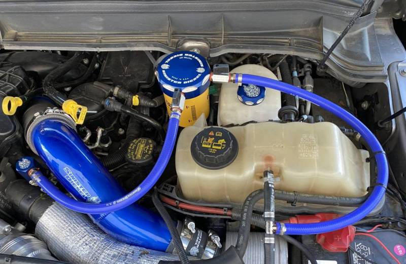Sinister Diesel SD-CF-6.7P-11 11-16 Ford Powerstroke 6.7L (Engine Mount) Coolant Filtration System