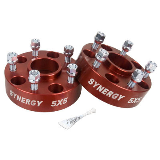 Synergy Mfg 4112-6-55-H Synergy Hub Centric Wheel Spacers 6x5.5-1.50in Width M12x1.50 Stud Size