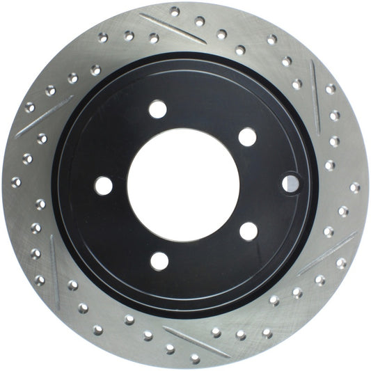 Stoptech 127.63069L StopTech Slotted & Drilled Sport Brake Rotor