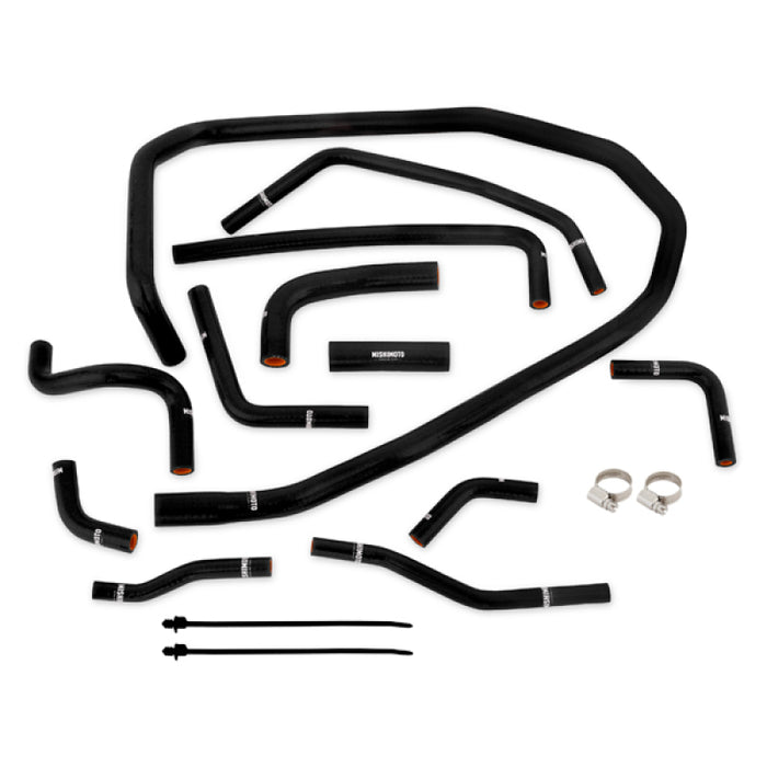 Mishimoto MMHOSE-WRX-15ANCBK 2015 Subaru WRX Black Silicone Radiator Coolant Ancillary Hoses Kit