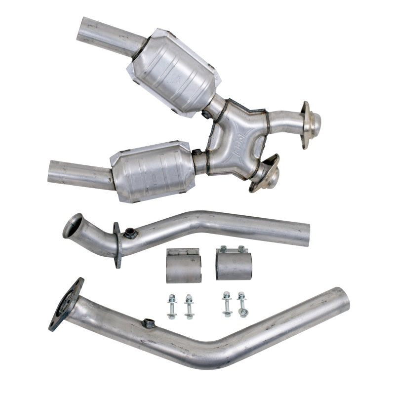 BBK 1670 99-04 Mustang 4.6 GT / Cobra High Flow X Pipe With Catalytic Converters - 2-1/2