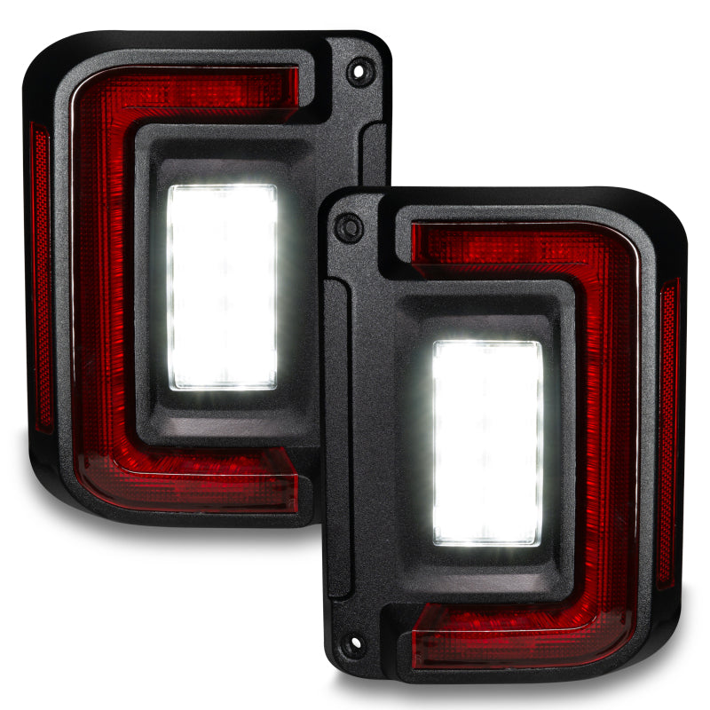 ORACLE Lighting 5891-504 Oracle Lighting Jeep Wrangler JK Flush Mount LED Tail Lights