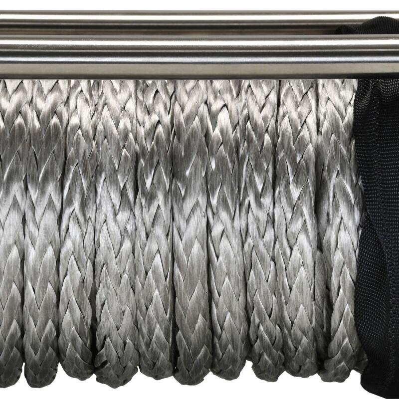Superwinch 1595201 9500 LBS 12V DC 3/8in x 80ft Synthetic Rope Tiger Shark 9500 Winch