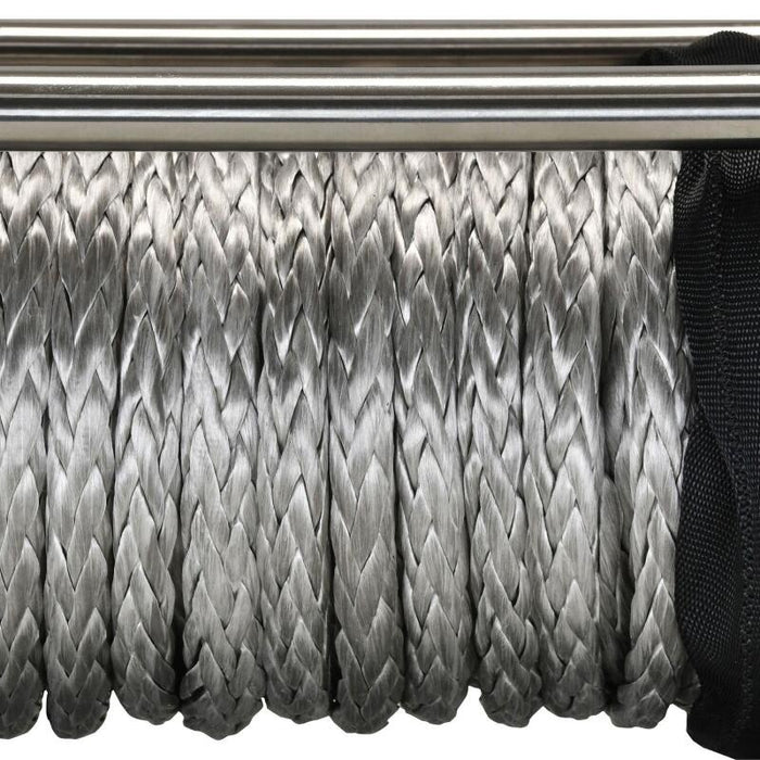 Superwinch 1595201 9500 LBS 12V DC 3/8in x 80ft Synthetic Rope Tiger Shark 9500 Winch