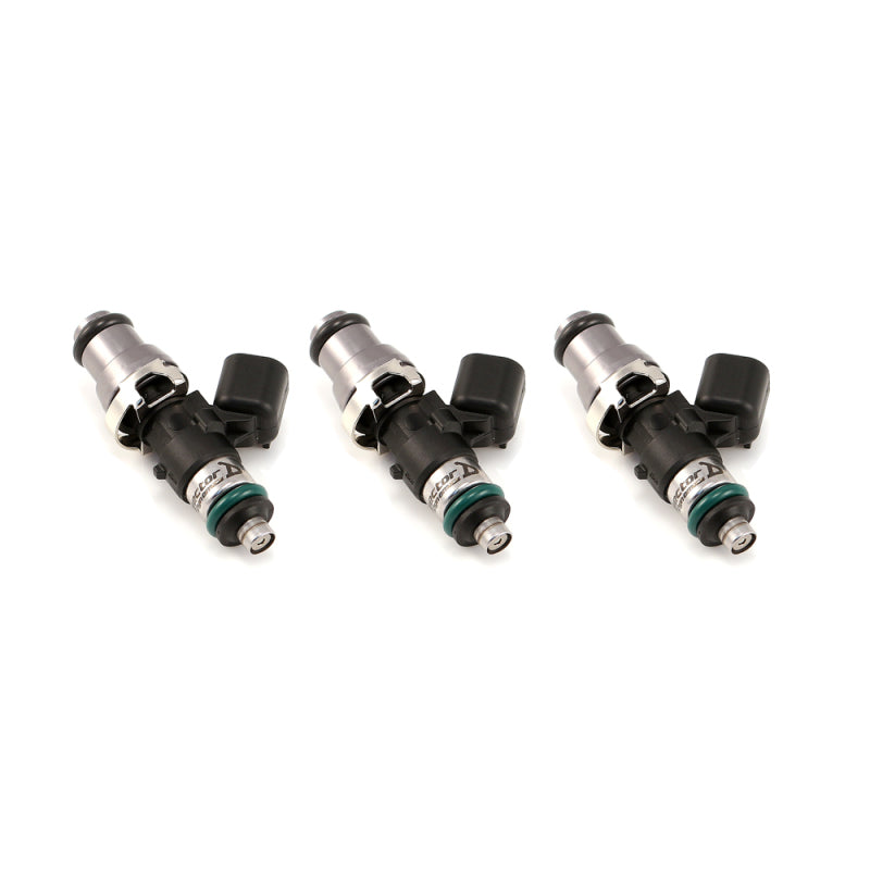 Injector Dynamics 1300.48.14.14.3 1340cc Injectors - 48mm Length - 14mm Grey Top - 14mm Lower O-Ring (Set of 3)
