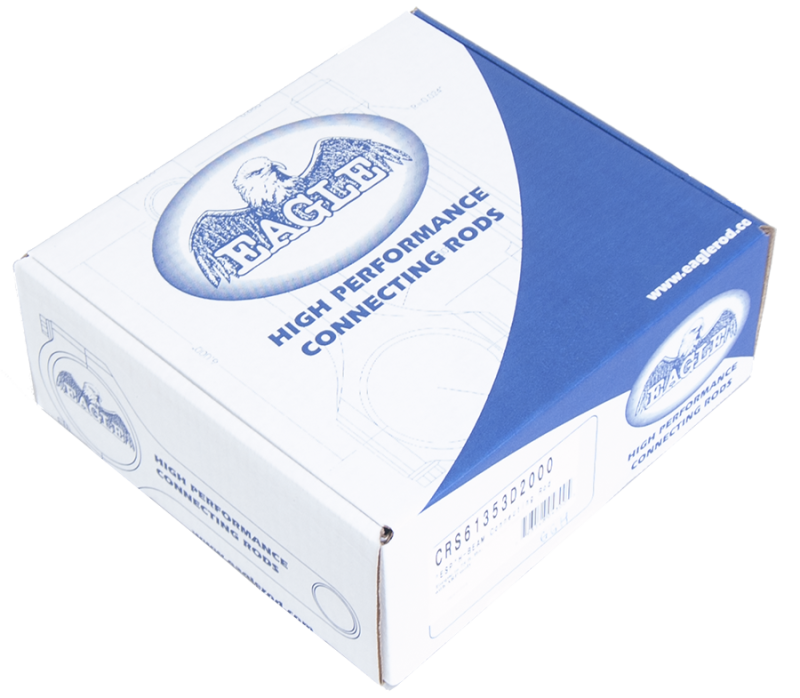 Eagle EAGCRS61353D2000 BBC 4340 Forged H-Beam Rods 6.135 w/ARP2000