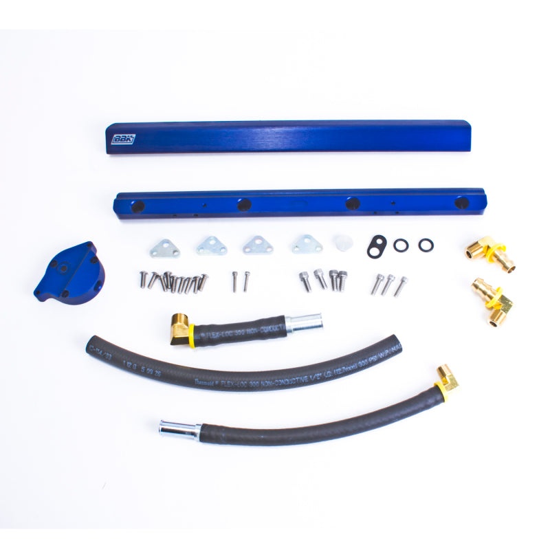 BBK 5010 86-93 Mustang 5.0 High Flow Billet Aluminum Fuel Rail Kit