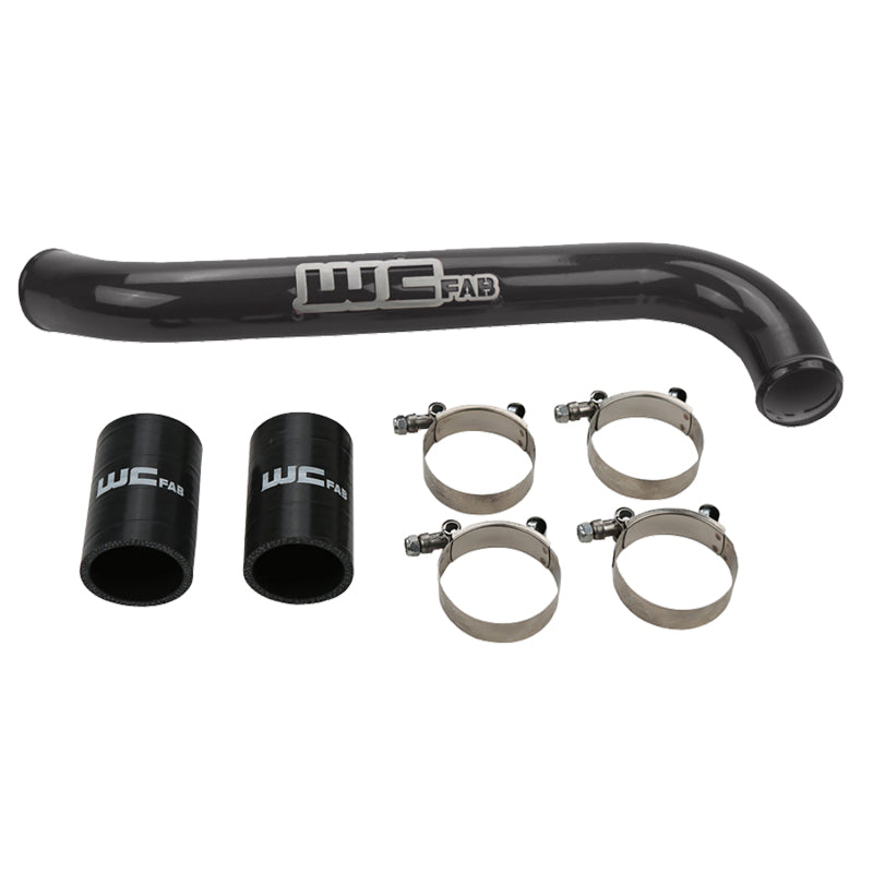 Wehrli WCF100742-GRY 17-19 Chevrolet 6.6L L5P Duramax Upper Coolant Pipe - WCFab Grey