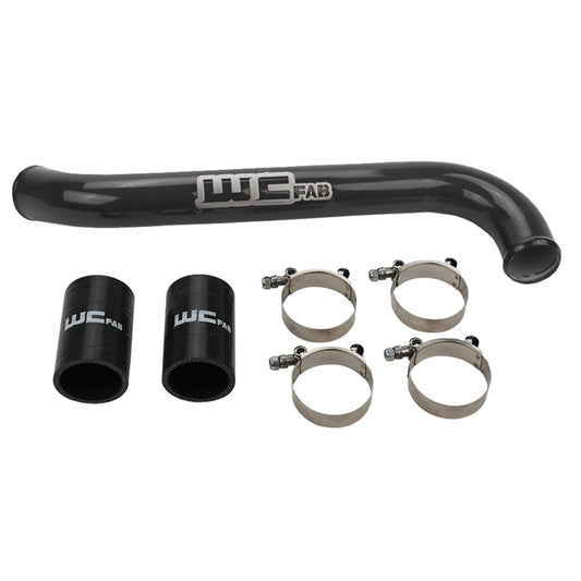 Wehrli WCF100742-GRY 17-19 Chevrolet 6.6L L5P Duramax Upper Coolant Pipe - WCFab Grey
