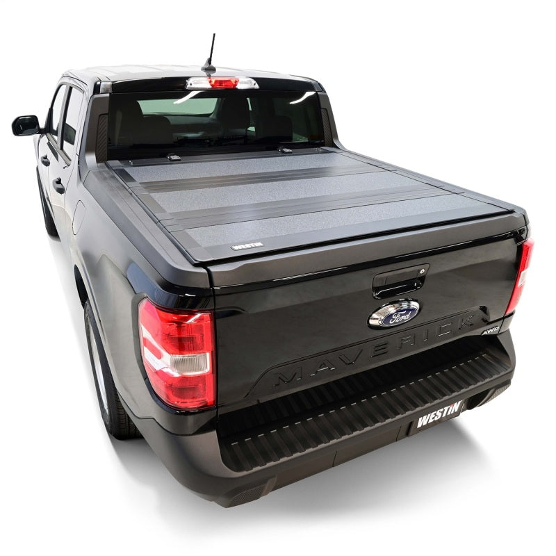Westin 19-44795 22-23 Ford Maverick 4WD 4ft. 6in. Bed Hard Tri-Fold Tonneau Cover - Black