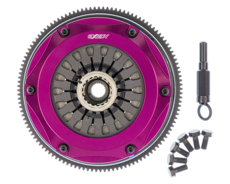 Exedy NM052SD 1999-2002 Nissan Skyline GTR L6 Hyper Twin Cerametallic Clutch Sprung Center Disc Pull Type