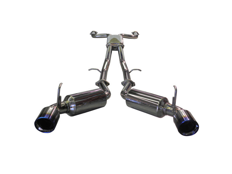 Injen SES1989TT 09-20 Nissan 370Z Dual 60mm SS Cat-Back Exhaust w/ Built In Resonated X-Pipe