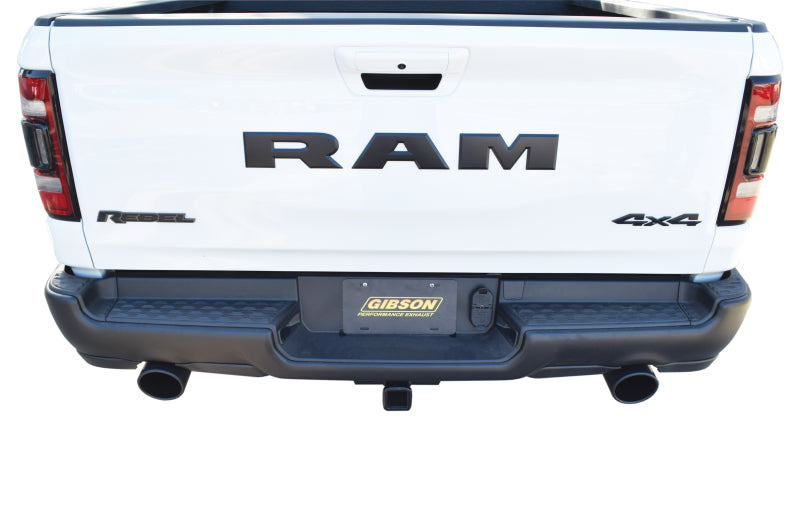Gibson 66570B 2019 RAM 1500 Laramie 5.7L 2.5in Cat-Back Dual Split Exhaust - Black Elite
