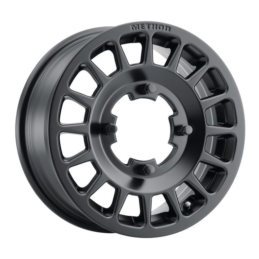 Method Wheels MR40756046551 Method MR407 Bead Grip 15x6 / 5+1/51mm Offset / 4x156 / 120mm CB Matte Black Wheel