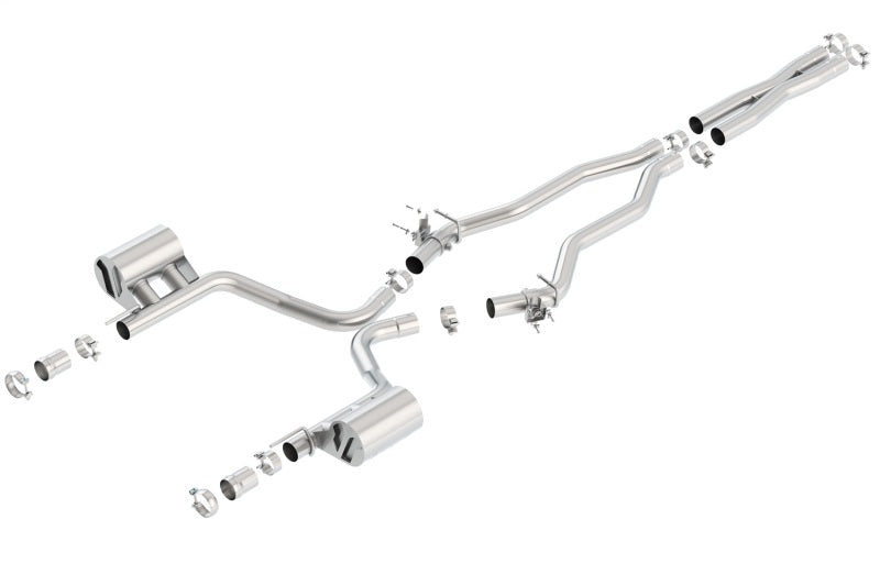 Borla 140641 2015 Dodge Challenger SRT/392 Hemi 6.4L V8 ATAK Catback Exhaust w/ Valves Factory Bezel