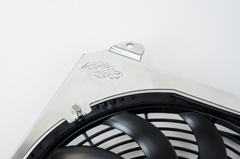 CSF 2858F 92-00 Honda Civic All-Aluminum Fan Shroud w/12in SPAL Fan
