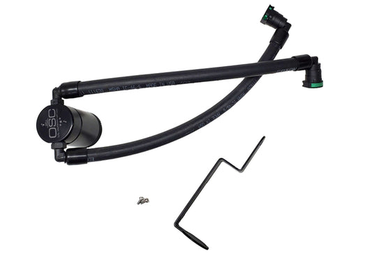 J&L 3043P-B 2021-2024 Ford Bronco 1.5L EcoBoost Passenger Side Oil Separator 3.0 - Black Anodized