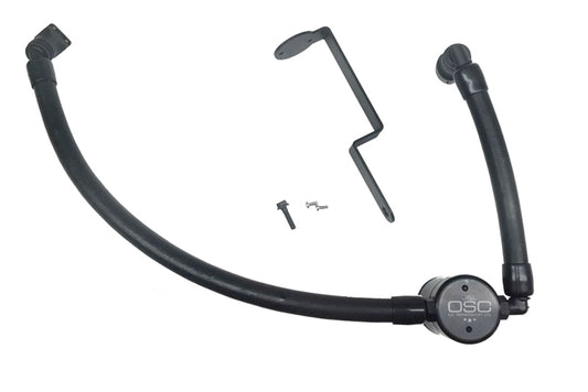 J&L 3034P-B 17-19 Ford Fusion Sport 2.7L Passenger Side Oil Separator 3.0 - Black Anodized