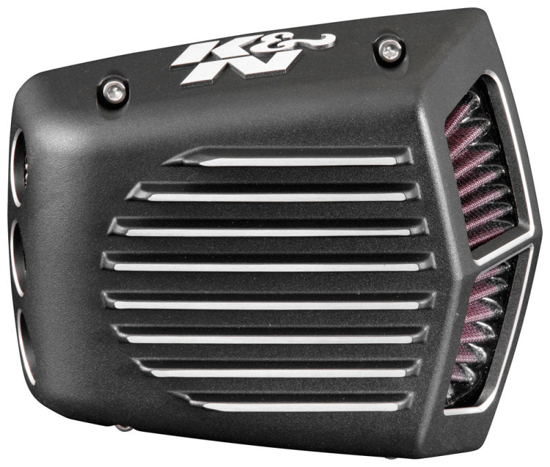 K&N Engineering RK-3950 K&N Street Metal Intake System for 01-16 Harley Davidson Softail/Dyna - Shaker Black