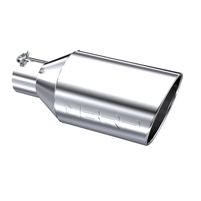 MBRP T5128 Universal Tip 8in O.D. Rolled End 4in inlet 18in length T304
