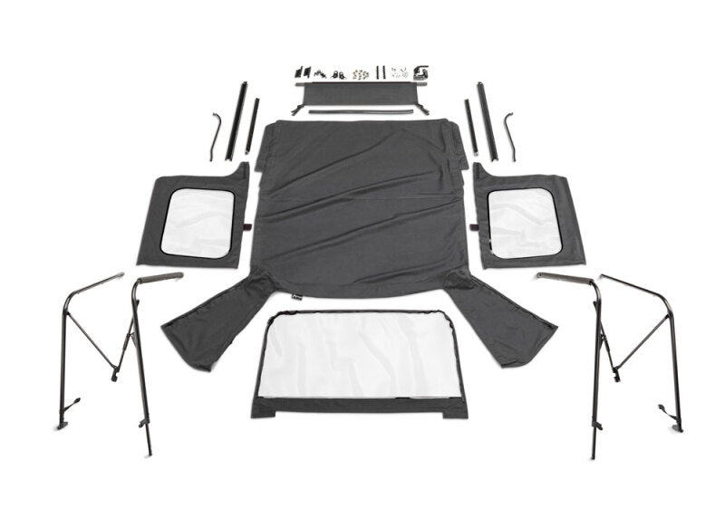Rampage 68035 86-95 Jeep Wrangler CJ7/YJ Complete Top - Black Diamond