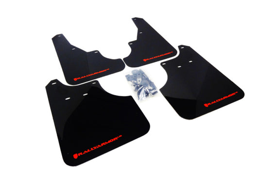 Rally Armor MF11-UR-BLK/RD 09-13 Subaru Forester Black UR Mud Flap w/ Red Logo